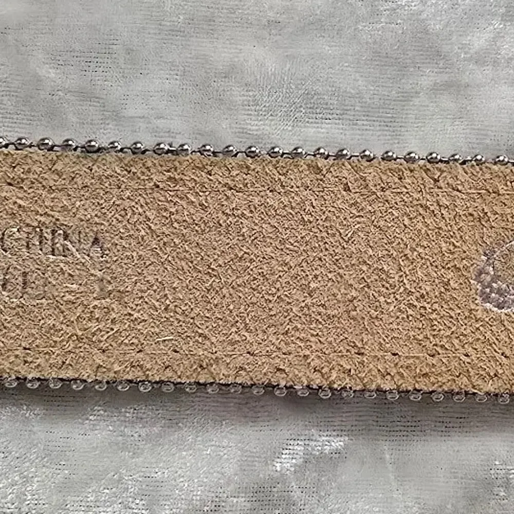 Leather show belt